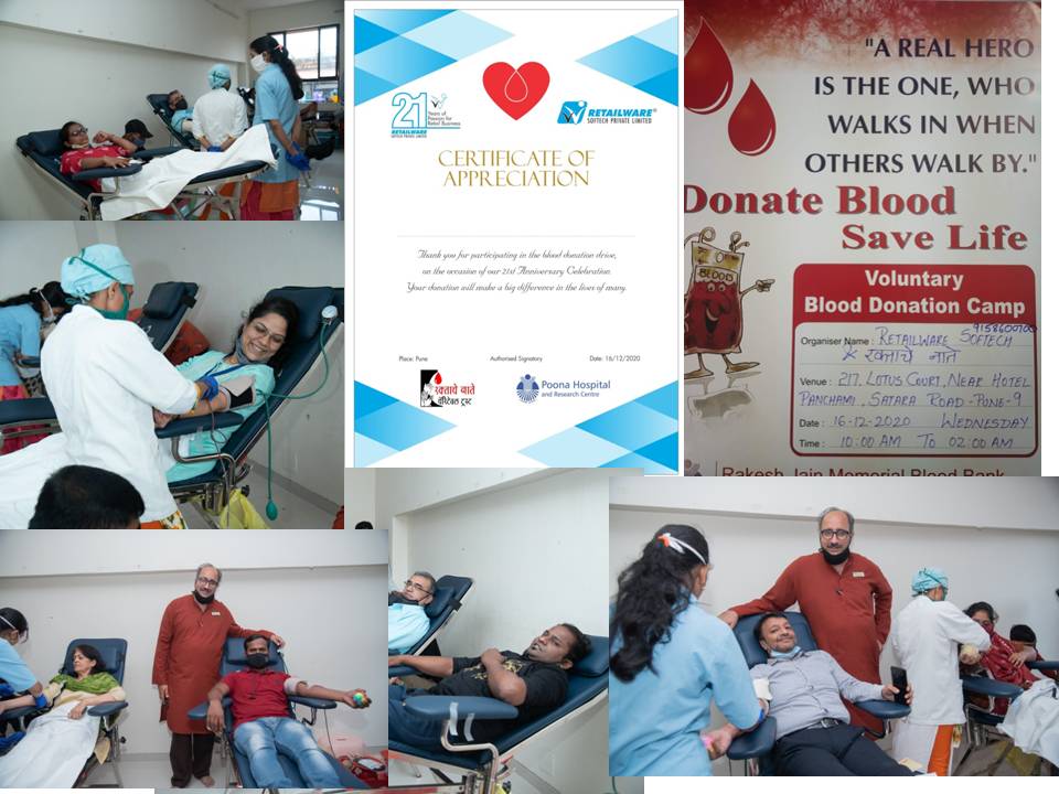 Blood Donation Camp in Dec 2020 Pune